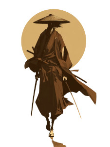 Haunted Ronin Vinyl Car Decal Sticker – Waterproof & UV-Resistant Haunted Ronin Vinyl Car Decal Sticker – Waterproof & UV-Resistant