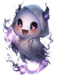 Chibi Ghost Vinyl Car Decal Sticker – Waterproof & UV-Resistant Chibi Ghost Vinyl Car Decal Sticker – Waterproof & UV-Resistant