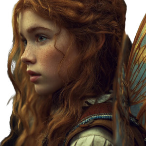 Ginger Fairy V2 Vinyl Car Decal Sticker – Waterproof & UV-Resistant 