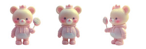 Toy Bear Crown Vinyl Car Decal Sticker – Waterproof & UV-Resistant 