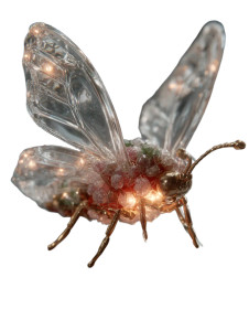 Cybernetic Butterfly V2 Vinyl Car Decal Sticker – Waterproof & UV-Resistant 