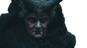 Lady Krampus Vinyl Car Decal Sticker – Waterproof & UV-Resistant 