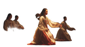 Korean Dancers Performance Vinyl Car Decal Sticker – Waterproof & UV-Resistant 