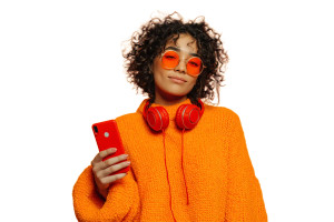 Stylish Young Woman V40 Vinyl Car Decal Sticker – Waterproof & UV-Resistant 