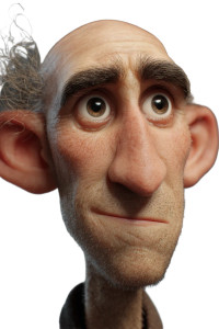 Stylized Pixar Character V2 Vinyl Car Decal Sticker – Waterproof & UV-Resistant 