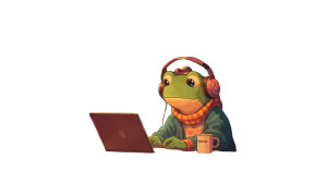 Lofi Frog Developer Vinyl Car Decal Sticker – Waterproof & UV-Resistant Lofi Frog Developer Vinyl Car Decal Sticker – Waterproof & UV-Resistant