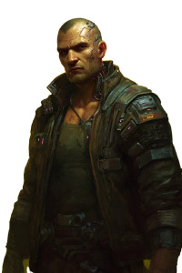 Cyberpunk Mercenary V12 Vinyl Car Decal Sticker – Waterproof & UV-Resistant 