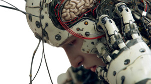 Robot Brain Photography Vinyl Car Decal Sticker – Waterproof & UV-Resistant 