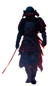 Shadow Samurai V5 Vinyl Car Decal Sticker – Waterproof & UV-Resistant 