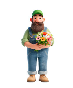 Friendly Cartoon Character V2 Vinyl Car Decal Sticker – Waterproof & UV-Resistant 