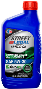 VP Racing SAE 5W-30 Synthetic Oil | Premium Wear Protection | 1 Quart Bottle