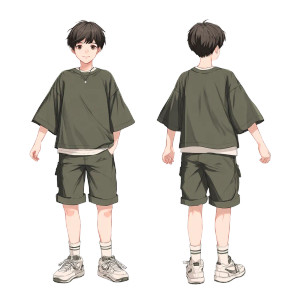 Anime Summer Boy Vinyl Car Decal Sticker – Waterproof & UV-Resistant 