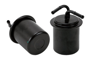 Wix Filters Fuel Filter 33558 OE Replacement; In-Line; 3.346 Inch Diameter x 4.72 Inch Length; 17 Micron Element; Black