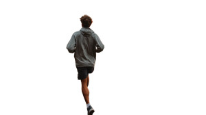 Jogging In Canada Vinyl Car Decal Sticker – Waterproof & UV-Resistant 