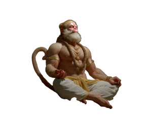 Divine Hanuman Meditation V2 Vinyl Car Decal Sticker – Waterproof & UV-Resistant Divine Hanuman Meditation V2 Vinyl Car Decal Sticker – Waterproof & UV-Resistant