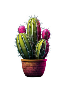 Cactus V2 Vinyl Car Decal Sticker – Waterproof & UV-Resistant 