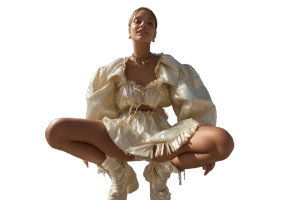 Stylish Rooftop Pose Vinyl Car Decal Sticker – Waterproof & UV-Resistant 