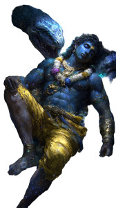 Lord Vishnu Reclining Vinyl Car Decal Sticker – Waterproof & UV-Resistant 