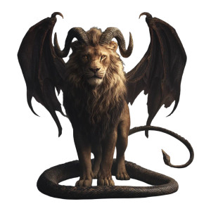 Chimera Creature V4 Vinyl Car Decal Sticker – Waterproof & UV-Resistant 