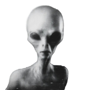 Grey Alien Still Vinyl Car Decal Sticker – Waterproof & UV-Resistant 