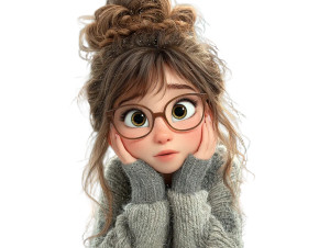 Pixar Vlogger Girl Vinyl Car Decal Sticker – Waterproof & UV-Resistant Pixar Vlogger Girl Vinyl Car Decal Sticker – Waterproof & UV-Resistant