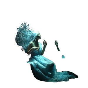 Dreamlike Betta Fish Vinyl Car Decal Sticker – Waterproof & UV-Resistant 