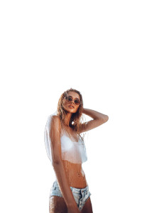Beach Supermodel Pose Vinyl Car Decal Sticker – Waterproof & UV-Resistant Beach Supermodel Pose Vinyl Car Decal Sticker – Waterproof & UV-Resistant