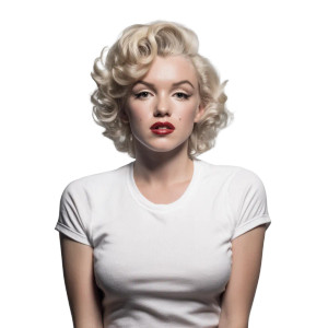 Marilyn Monroe Portrait V119 Vinyl Car Decal Sticker – Waterproof & UV-Resistant 