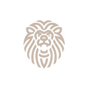 Roaring Lion Logo Vinyl Car Decal Sticker – Waterproof & UV-Resistant 