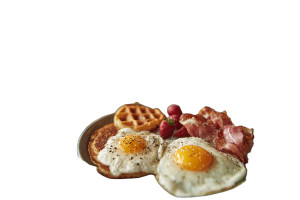Couple Eating Breakfast Vinyl Car Decal Sticker – Waterproof & UV-Resistant 
