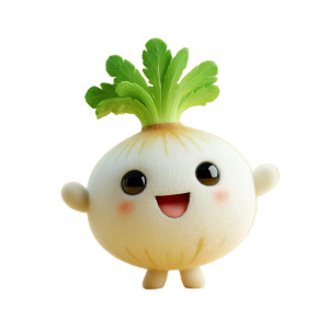 Cute Onion Character Vinyl Car Decal Sticker – Waterproof & UV-Resistant 