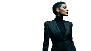 Confident Executive Woman Vinyl Car Decal Sticker – Waterproof & UV-Resistant 