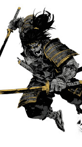 Roaring Samurai Warrior Vinyl Car Decal Sticker – Waterproof & UV-Resistant Roaring Samurai Warrior Vinyl Car Decal Sticker – Waterproof & UV-Resistant