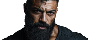 Charismatic Muscular Man Vinyl Car Decal Sticker – Waterproof & UV-Resistant 