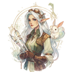 Ethereal Steampunk Elf Vinyl Car Decal Sticker – Waterproof & UV-Resistant Ethereal Steampunk Elf Vinyl Car Decal Sticker – Waterproof & UV-Resistant