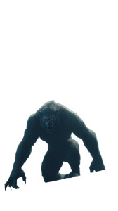 Massive Werewolf Silhouette Vinyl Car Decal Sticker – Waterproof & UV-Resistant 