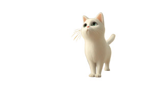 White Cat Sniffing Vinyl Car Decal Sticker – Waterproof & UV-Resistant White Cat Sniffing Vinyl Car Decal Sticker – Waterproof & UV-Resistant