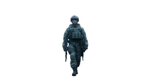 Modern Soldier Standoff Vinyl Car Decal Sticker – Waterproof & UV-Resistant 