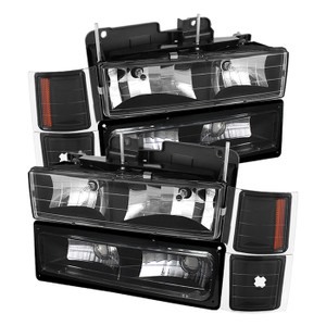 Upgrade Your Vehicle's Looks and Visibility | Xtune Standard Beam Headlight Assembly Set with Corner and Parking Lights