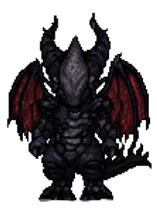 Chibi Dragon Boss Vinyl Car Decal Sticker – Waterproof & UV-Resistant 