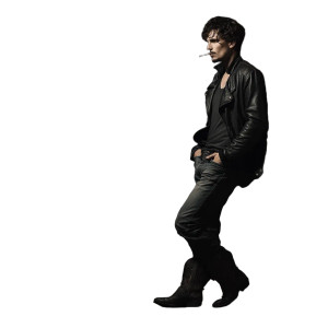 Brooding Noir Man Vinyl Car Decal Sticker – Waterproof & UV-Resistant 