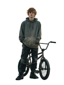 Teenage Bmx Rider Vinyl Car Decal Sticker – Waterproof & UV-Resistant 