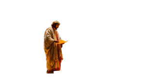 Jesus Reading Scroll Vinyl Car Decal Sticker – Waterproof & UV-Resistant 