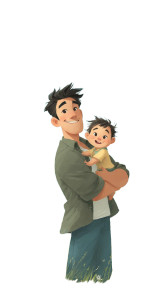 Asian Father And Baby Vinyl Car Decal Sticker – Waterproof & UV-Resistant Asian Father And Baby Vinyl Car Decal Sticker – Waterproof & UV-Resistant