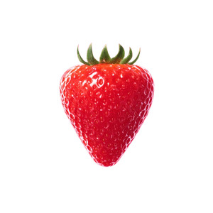 Strawberry Profile Vinyl Car Decal Sticker – Waterproof & UV-Resistant 