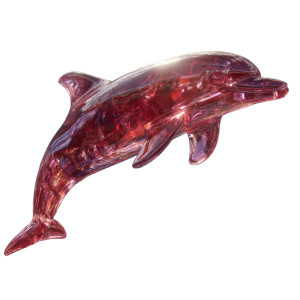 Ruby Dolphin Vinyl Car Decal Sticker – Waterproof & UV-Resistant 
