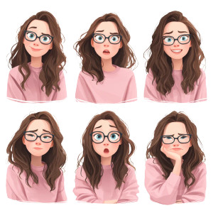 Expressive Avatars Vinyl Car Decal Sticker – Waterproof & UV-Resistant 