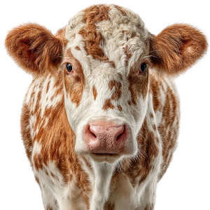 Realistic Cow Vinyl Car Decal Sticker – Waterproof & UV-Resistant 
