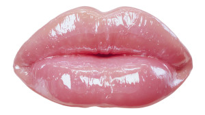 Glistening Pink Lips Vinyl Car Decal Sticker – Waterproof & UV-Resistant 