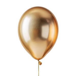 Gold Balloon Vinyl Car Decal Sticker – Waterproof & UV-Resistant 